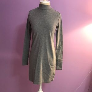 Mock neck minidress